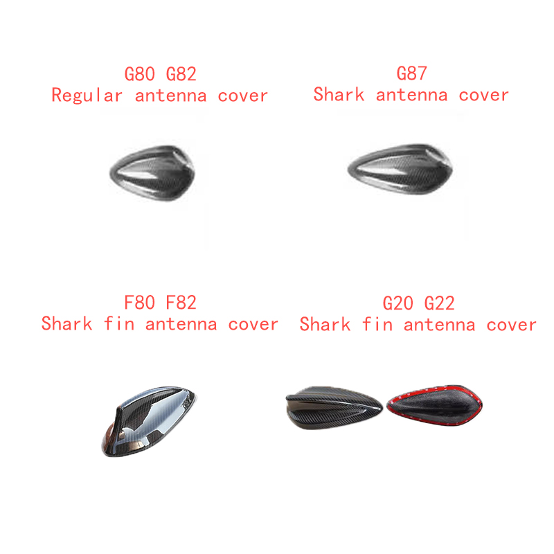 BMW dry carbon fiber antenna cover