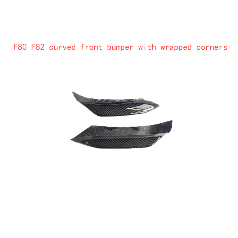 F80 F82 dry carbon fiber corners