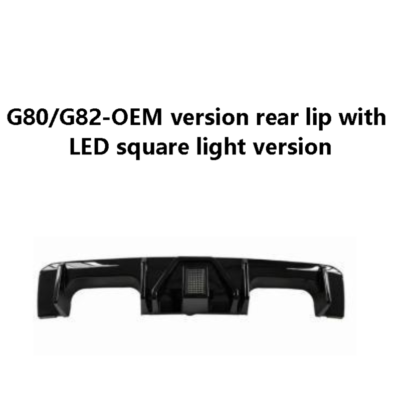 BMWG80/G82-OEM version rear lip with LED square light version