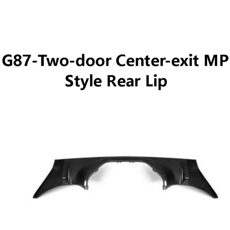 BMWG87-Two-door Center-exit MP Style Rear Lip