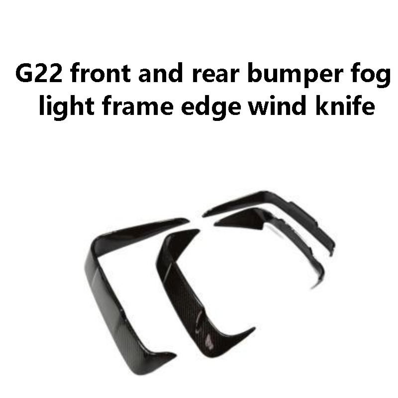 BMWG22 front and rear bumper fog light frame edge wind knife