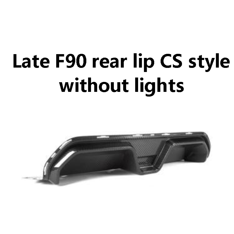 Late F90 rear lip CS style without lights