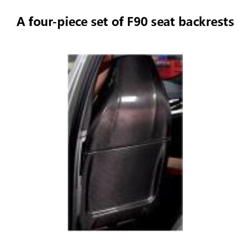 A four-piece set of F90 seat backrests