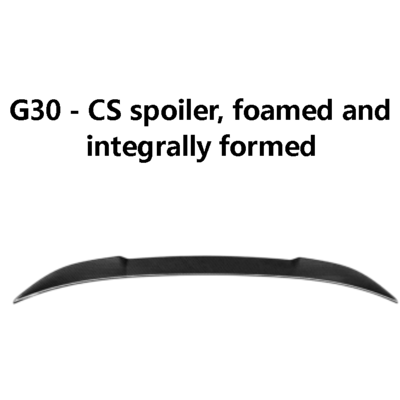 G30 - CS spoiler, foamed and integrally formed