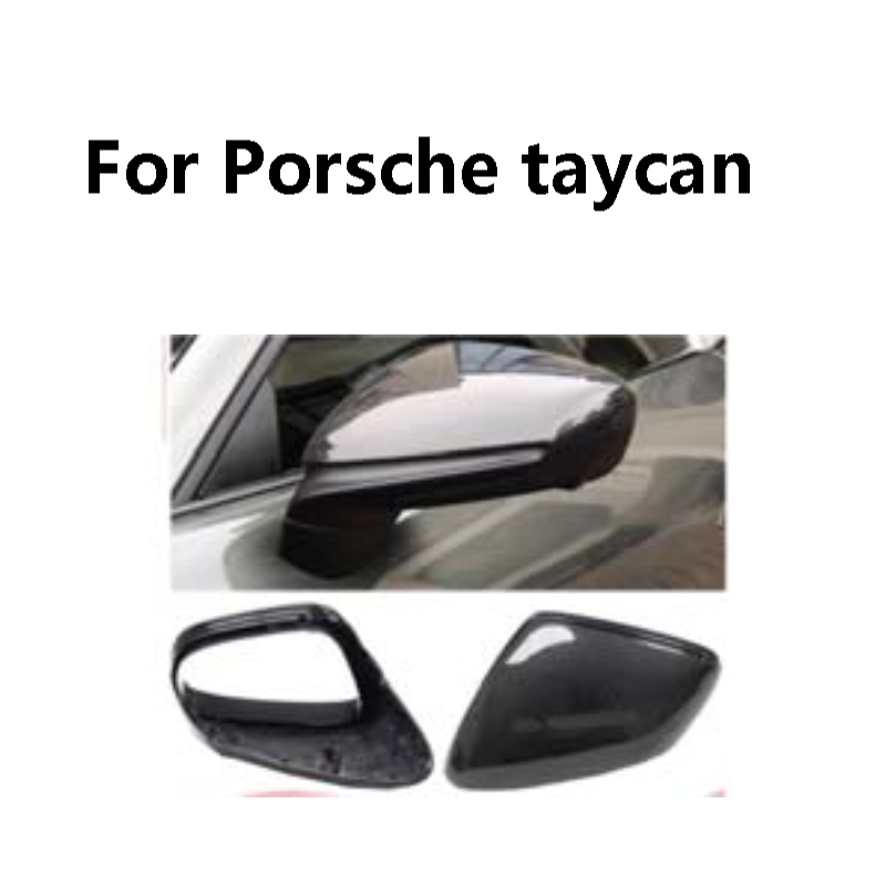 Porsche taycan Drycarbon Rearview mirror shel