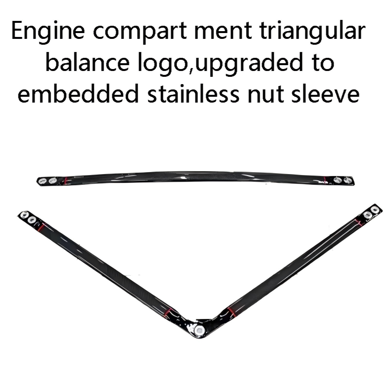 BMW G80/82 Engine compartment triangular balance logo,upgradedto embeddedstainlessnutsleeve