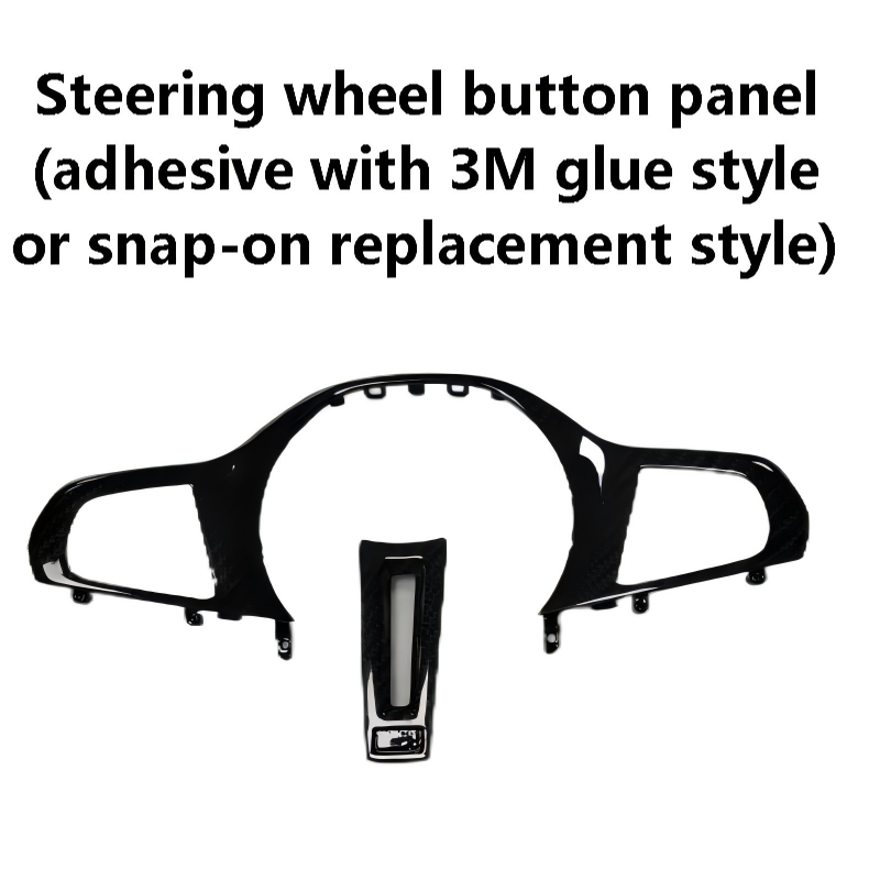 BMW G80/82 Steering wheel button panel (adhesive with 3M glue style or snap-on replacement style)
