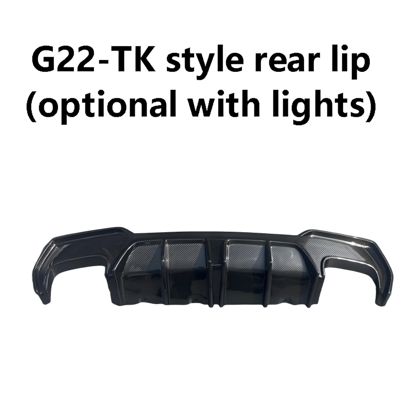 BMW G22-TK style rear lip (optional with lights)