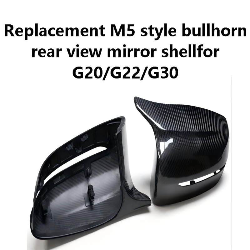 BMW Replacement M5 style bullhorn rear view mirror shellfor G20/G22/G30