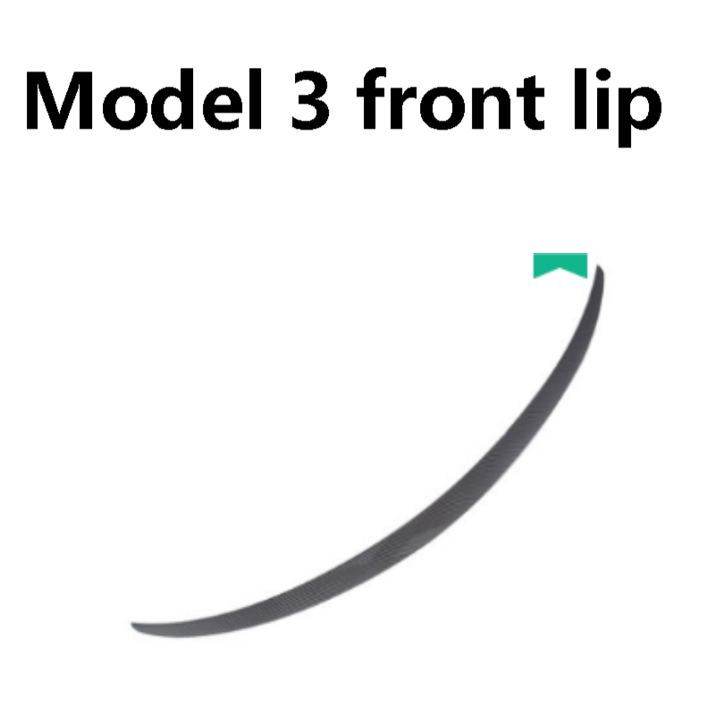 Tesla Model 3 front lip